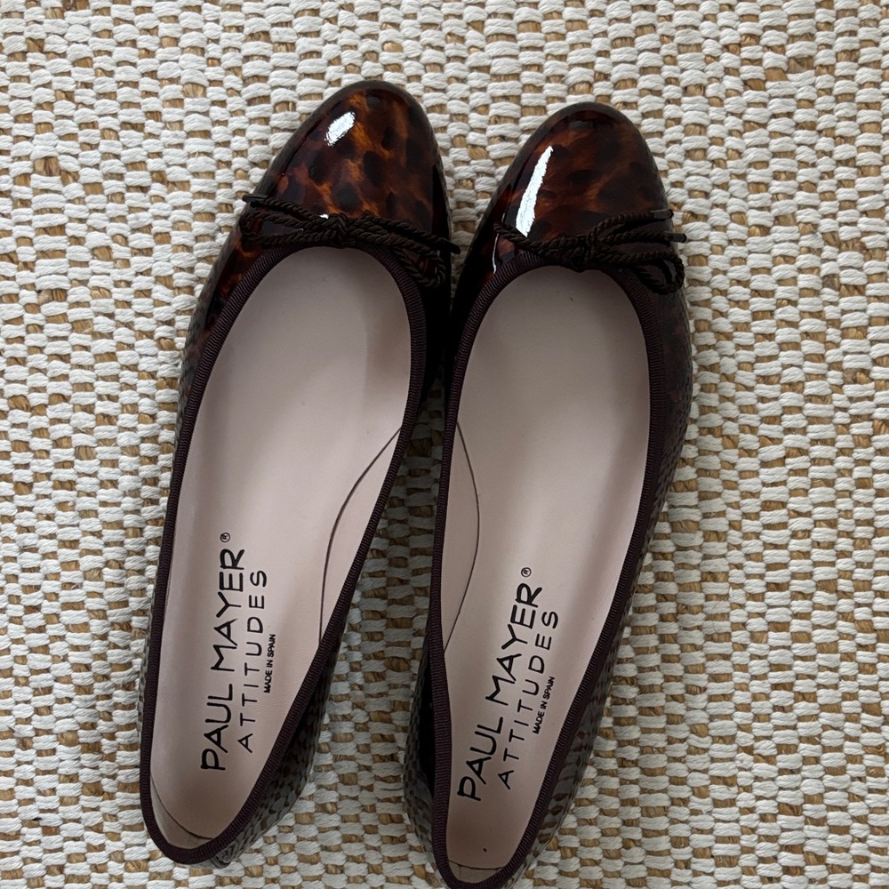 Paul Mayer Tortoiseshell Flats